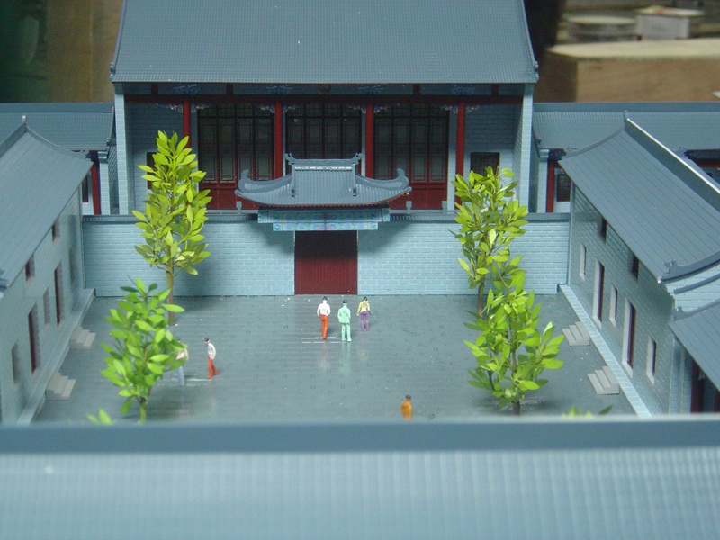 古建栈房模型
