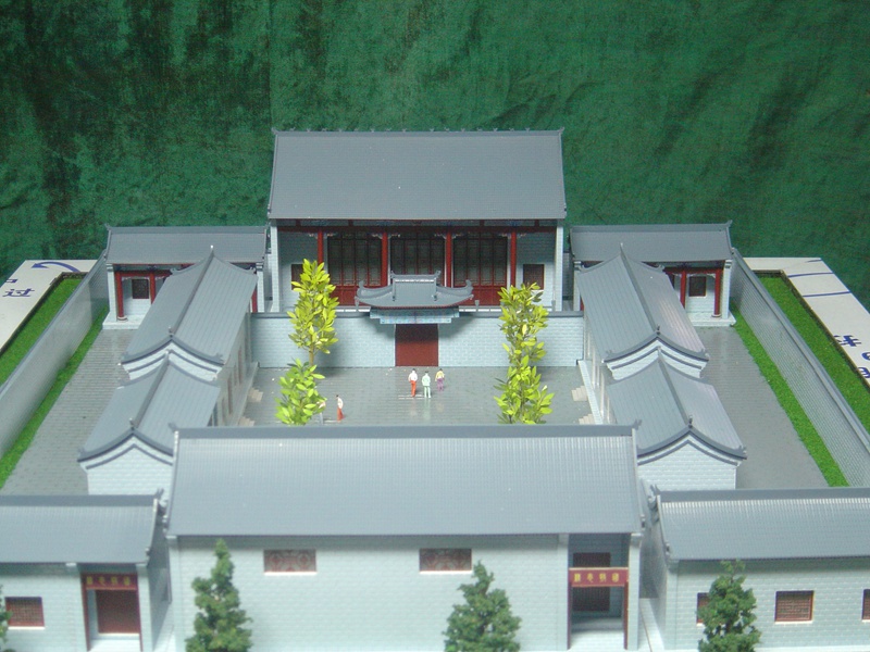 古建栈房景区模型