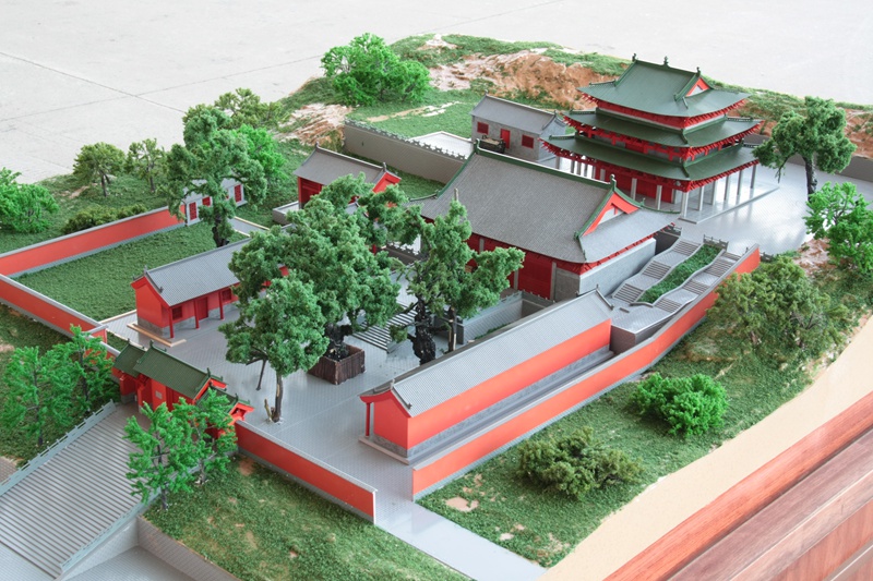 阳台宫景区模型